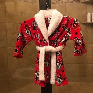 Toddler Girl Minnie Mouse Robe